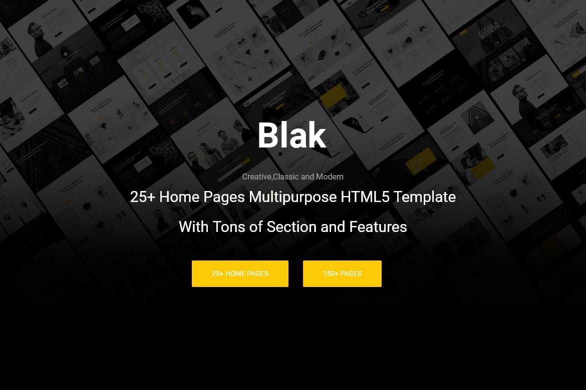 Blak - Template Web HTML5 Responsif untuk Berbagai Keperluan