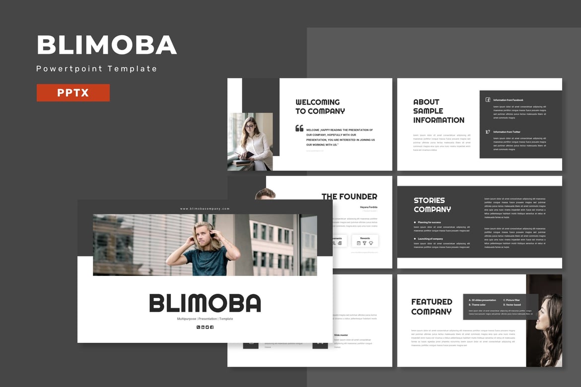 Blimoba - Template PowerPoint Serbaguna untuk Semua Kebutuhan Anda