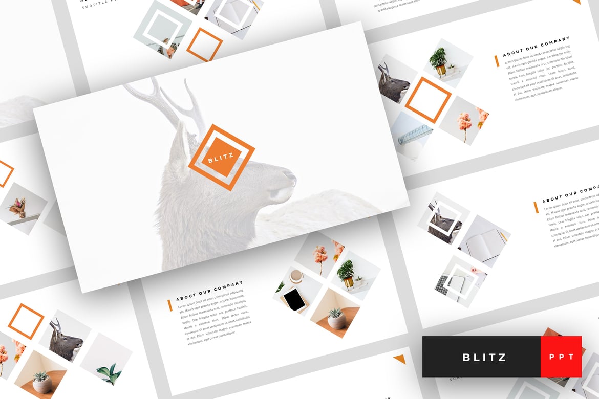 Blitz - Template PowerPoint Kreatif yang Menarik
