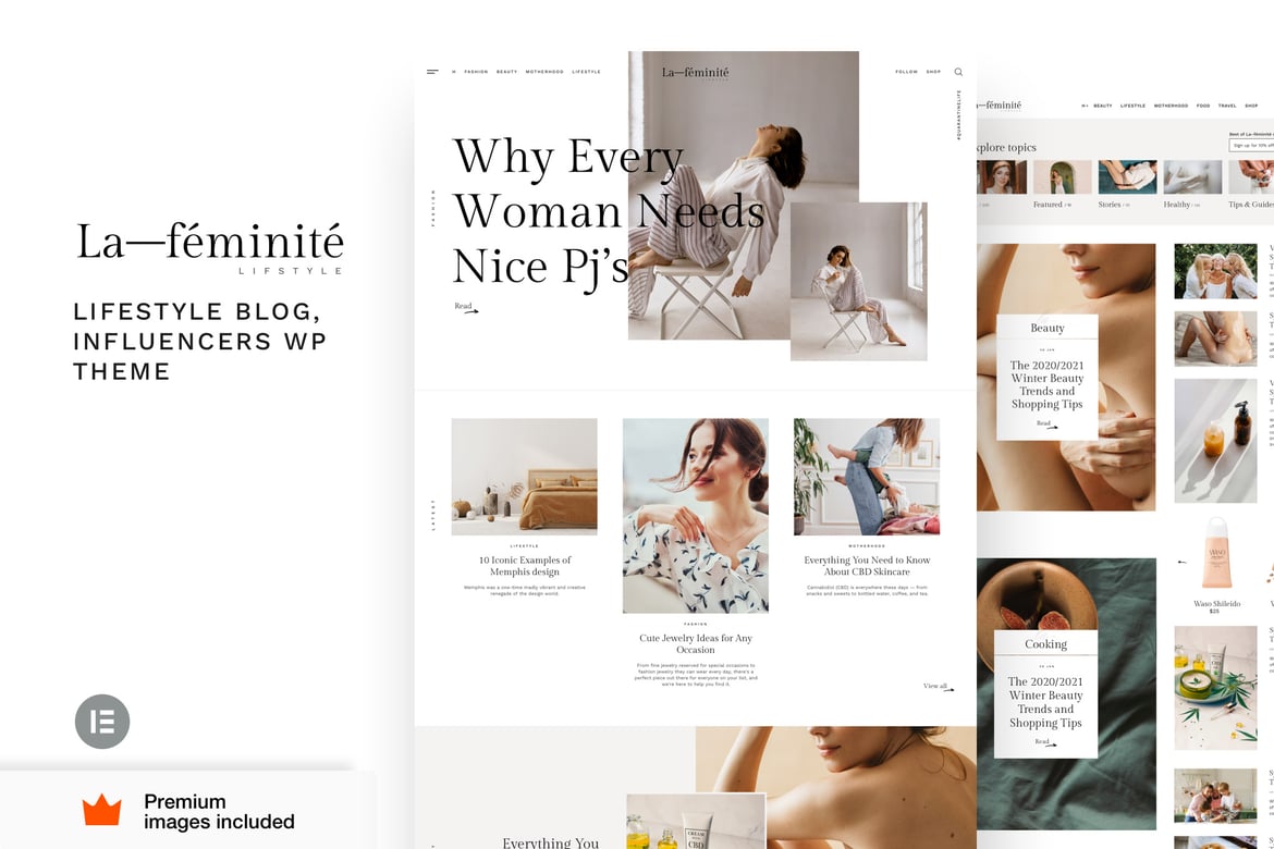 Lafiminite: Tema WordPress Blog Modern dan Stylish untuk Semua Kebutuhan Konten Anda