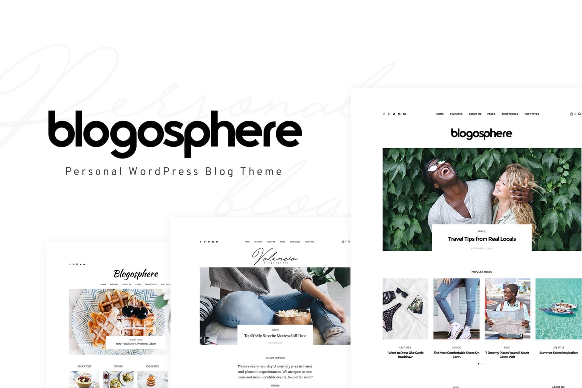 Blogosphere - Tema WordPress Serbaguna untuk Blogging Anda