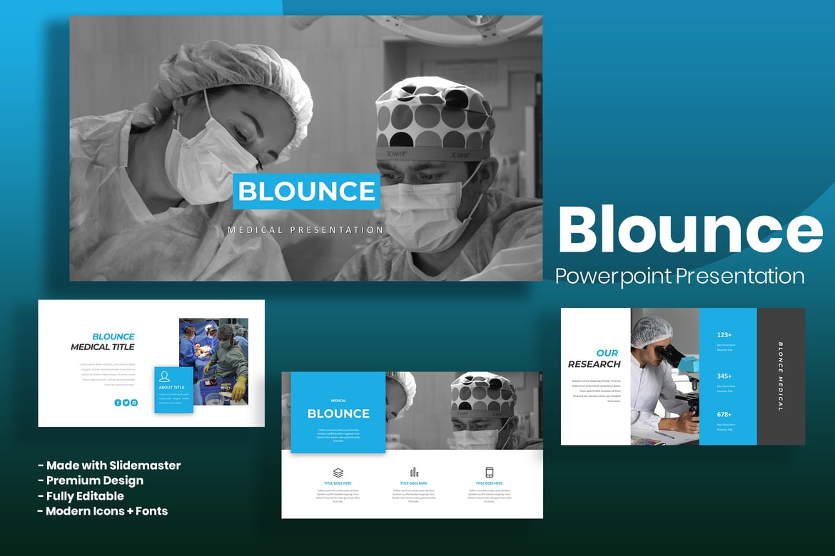 Template Powerpoint Blonce - Solusi Presentasi Kreatif Anda