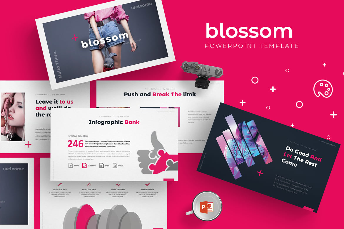 Blossom - Template Presentasi PowerPoint yang Menarik