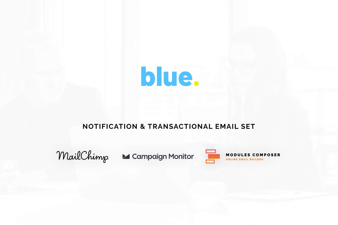 Template Email Notifikasi Biru - Solusi Profesional untuk Komunikasi Anda