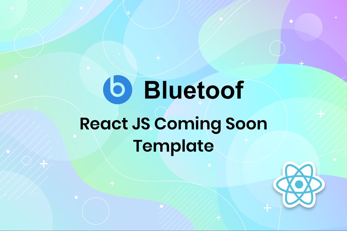 Bluetoof - Template Web Coming Soon dengan React JS yang Menarik