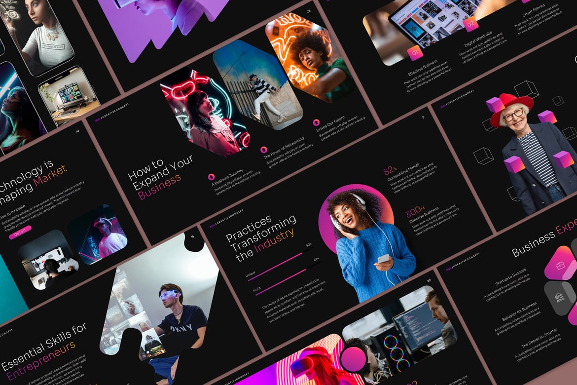 Template PowerPoint Bluewest: Presentasi Kustom yang Efektif dan Menarik