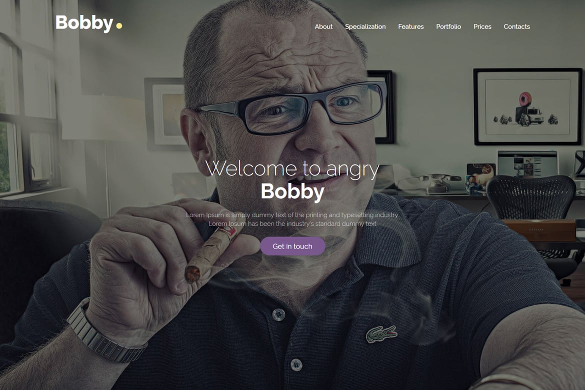 Bobby - Template Web Pribadi yang Modern dan Sederhana