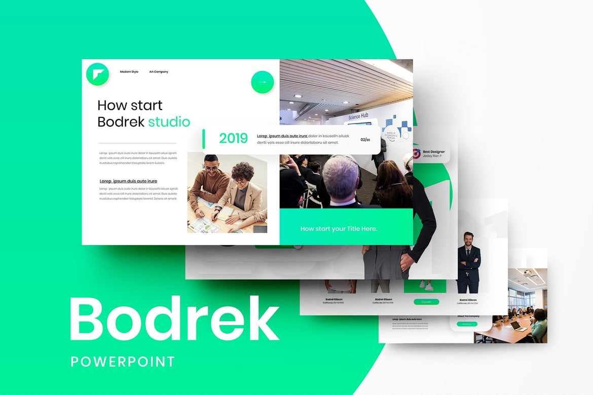 Template Presentasi Bisnis Bodrek – Solusi PowerPoint Profesional