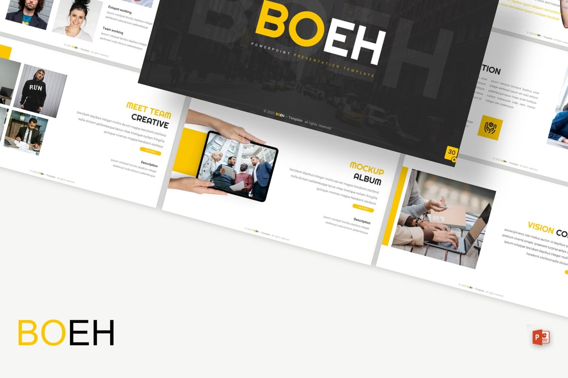Template PowerPoint Boeh - Presentasi Profesional dan Menarik