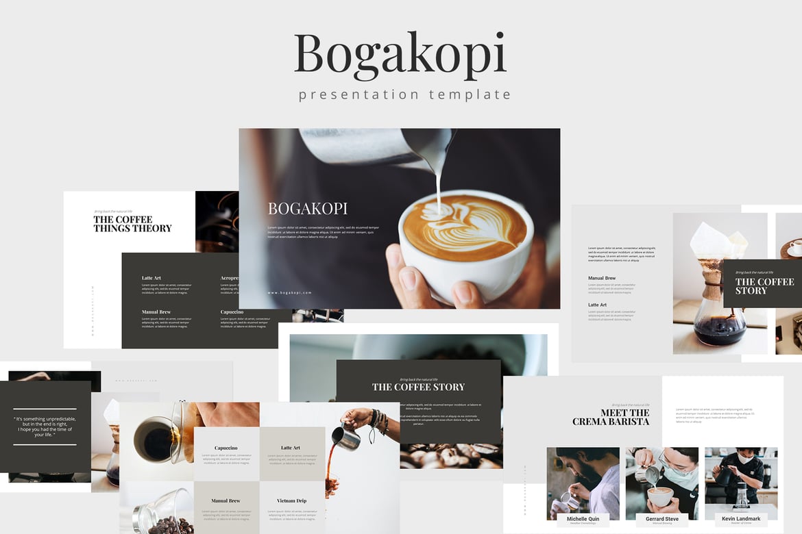Bogakopi - Template Powerpoint Kreatif dan Profesional
