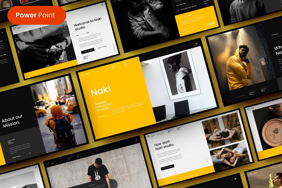 Template Presentasi PowerPoint Kreatif yang Menarik