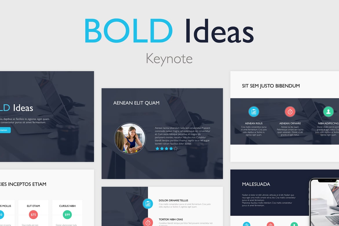 Template PowerPoint Ide Kreatif yang Menarik