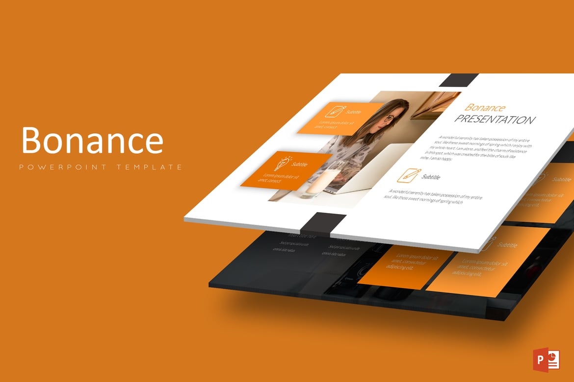 Template PowerPoint Bonance - Solusi Presentasi Kreatif Anda