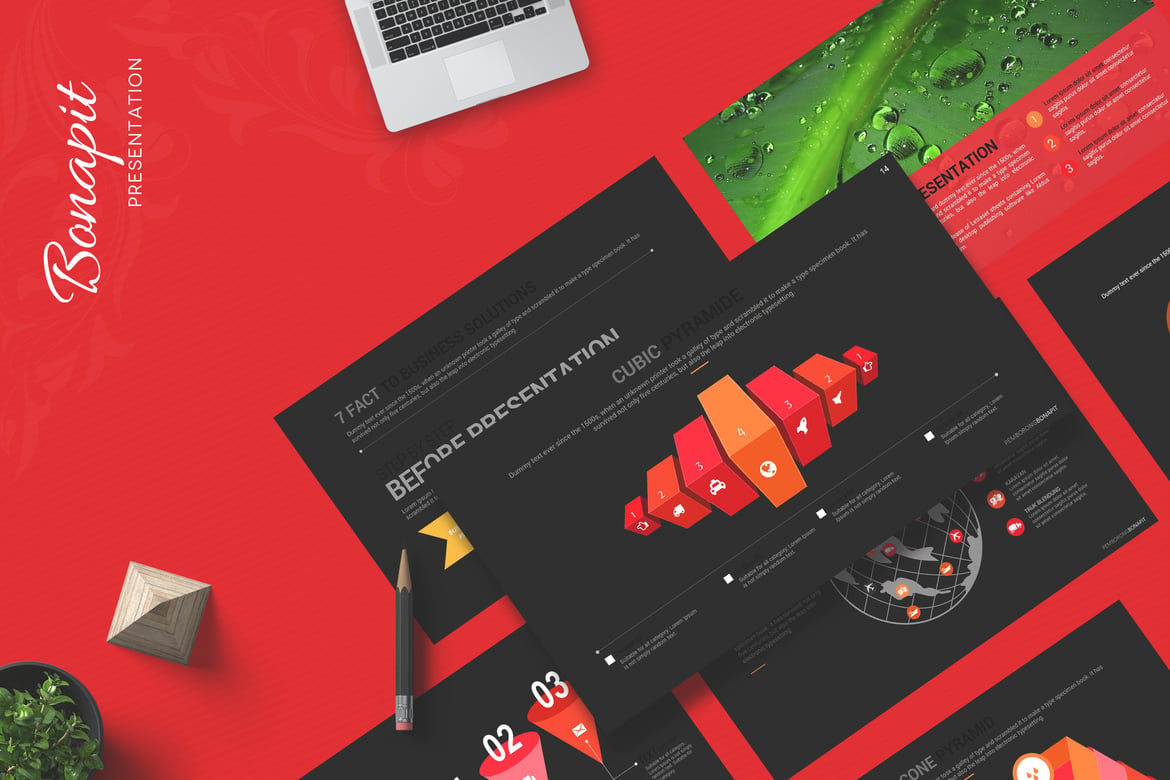 Template PowerPoint Bonapit - Solusi Presentasi Kreatif Anda