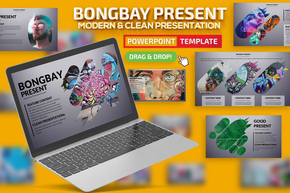 Template Presentasi PowerPoint Bongbay yang Menarik dan Profesional