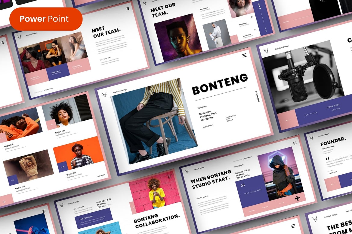 Bonteng – Template PowerPoint Bisnis yang Menarik