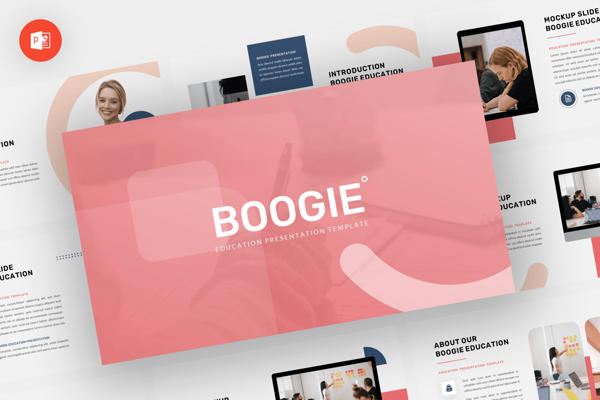 Boogie - Template Powerpoint Edukasi yang Modern dan Menarik