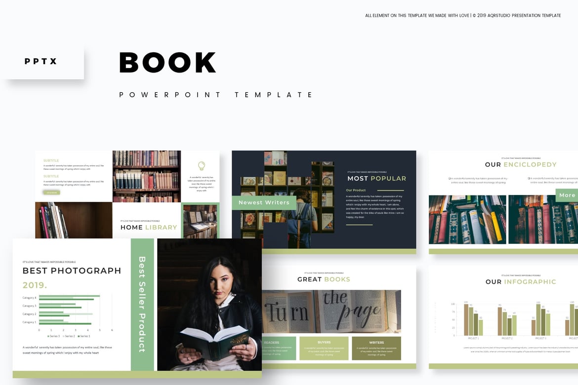 Template PowerPoint Buku yang Menarik dan Serbaguna