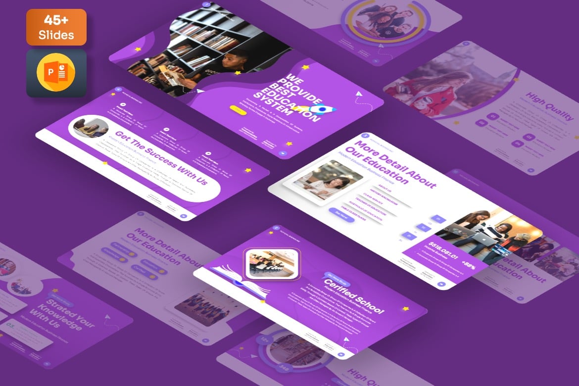 Template Powerpoint Universitas Bookes - Solusi Presentasi Profesional