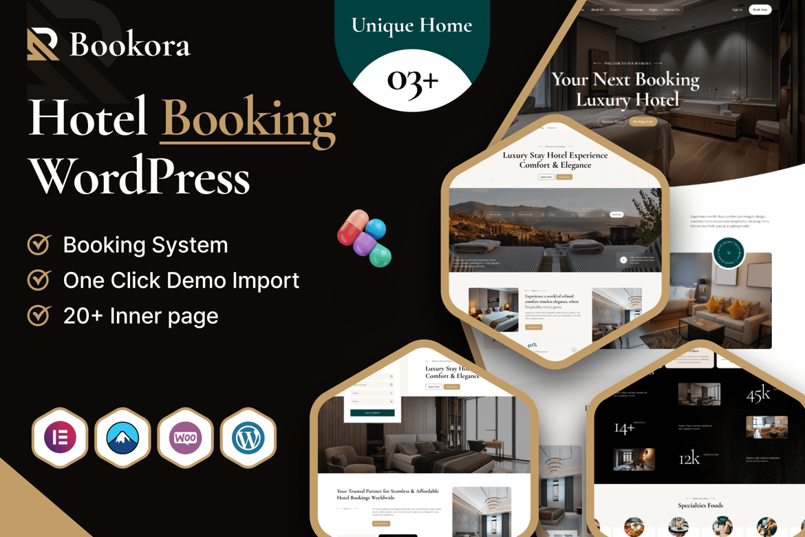 Bookora - Tema WordPress untuk Pemesanan Hotel yang Menarik
