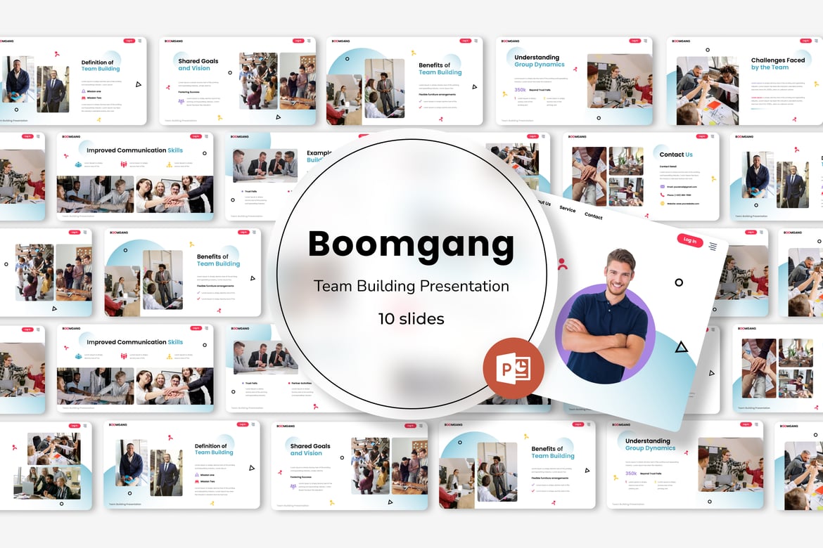 Boomgang - Template Powerpoint untuk Membangun Tim yang Efektif