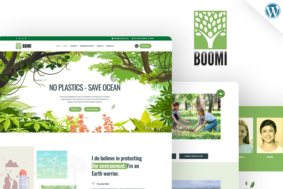 Tema WordPress Boomi - Solusi Ramah Lingkungan untuk Proyek Ekologi