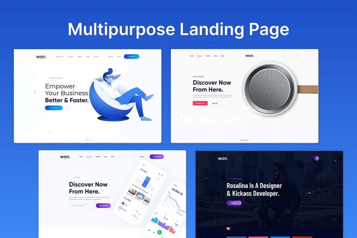 Template Website Serbaguna untuk Agensi