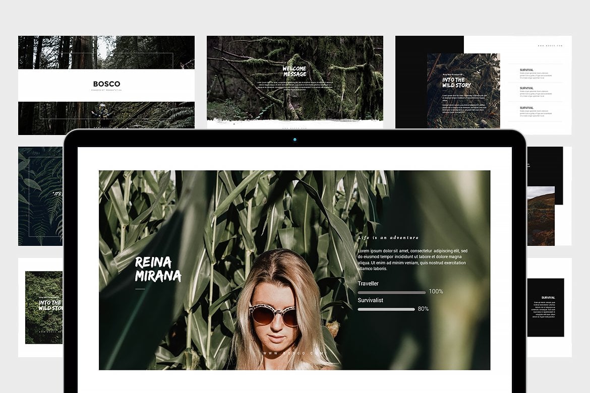 Template Powerpoint Bosco: Desain Kreatif untuk Presentasi Anda
