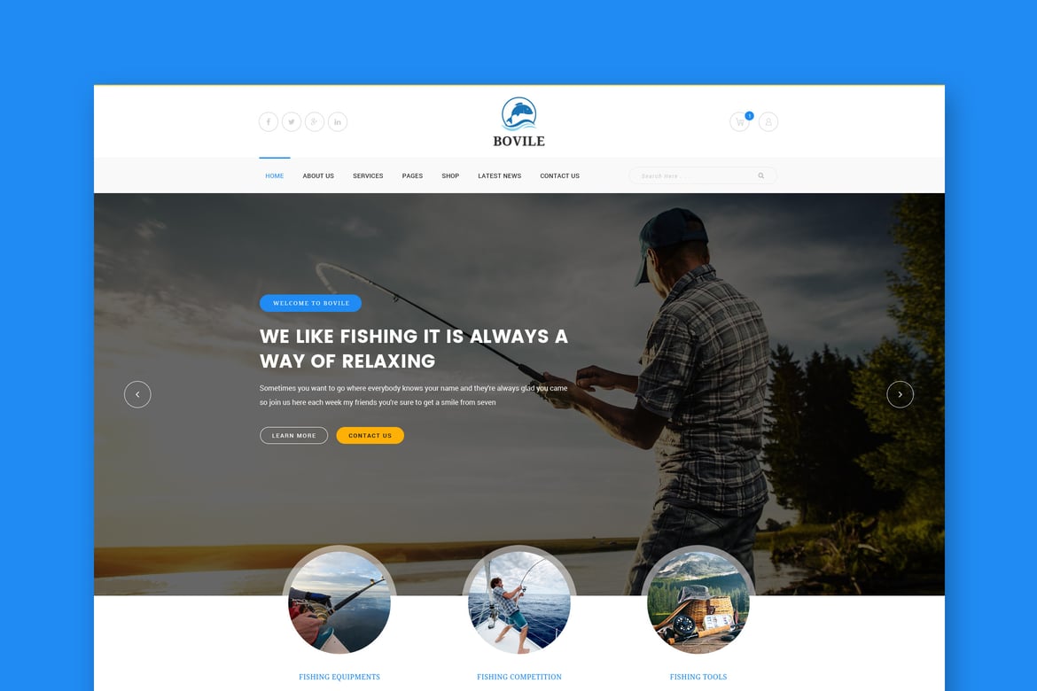 Bovile - Template Website Memancing yang Responsif dan Menarik