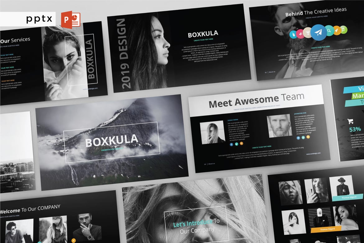 BOXKULA - Template PowerPoint Modern untuk Presentasi Profesional