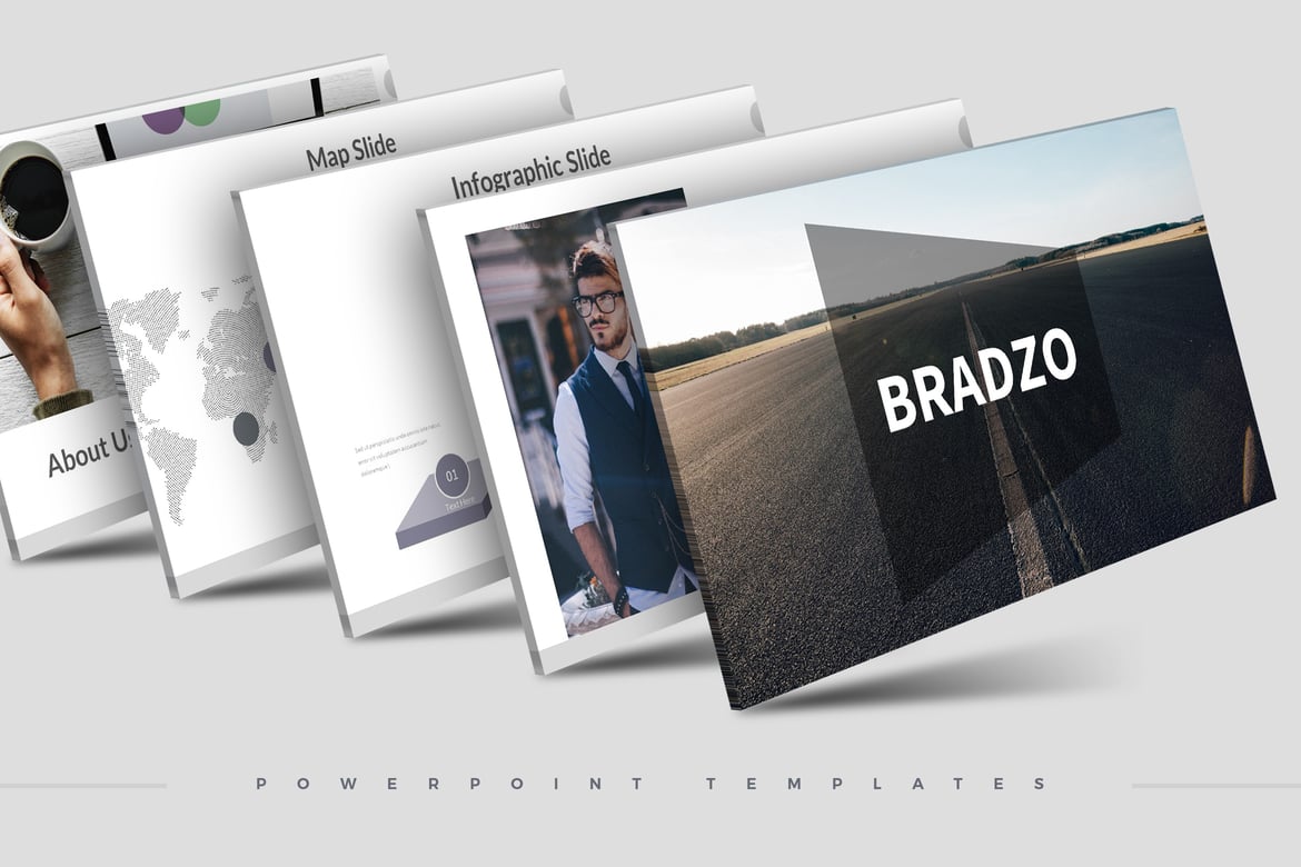 Bradzo - Template Powerpoint Serbaguna yang Menarik