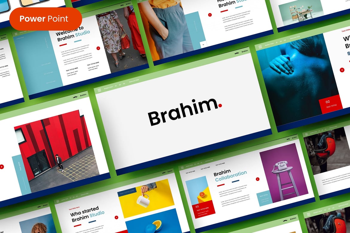 Brahim – Template Powerpoint Bisnis yang Menarik