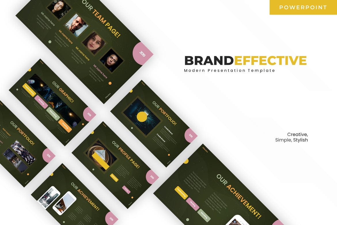 Template Presentasi Brand Effective - Solusi Kreatif untuk Setiap Kebutuhan