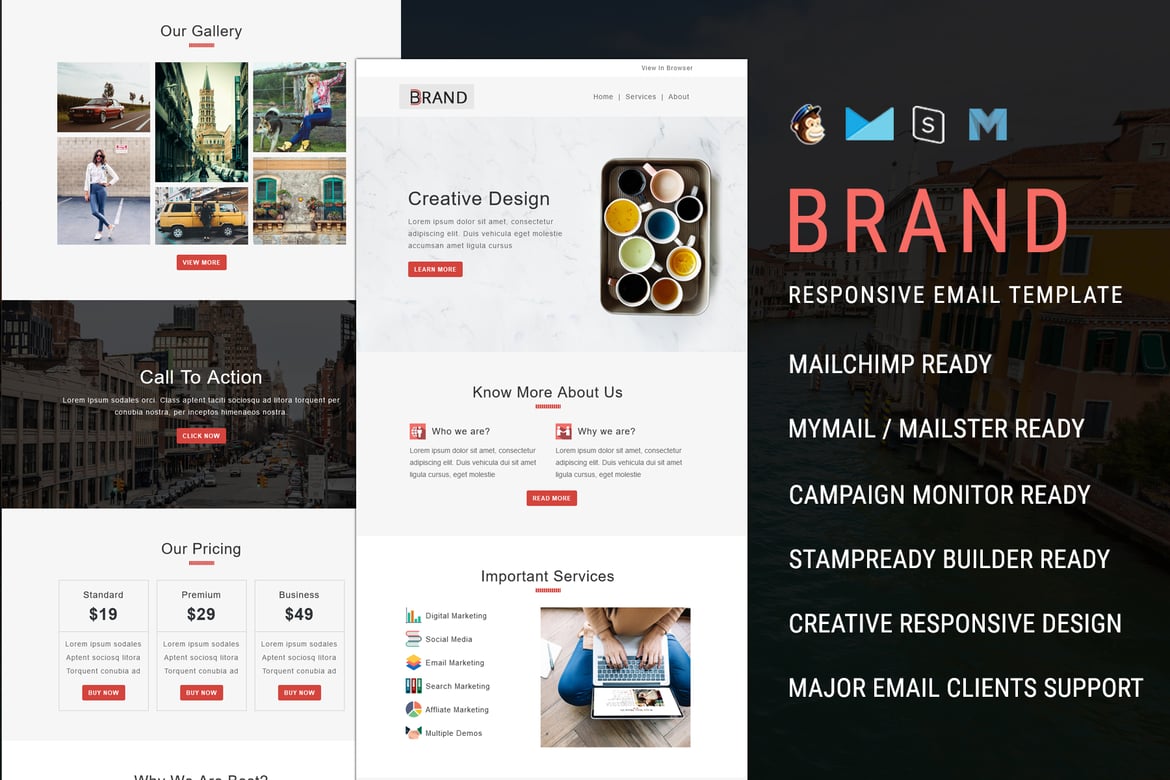 Template Email Responsif Serbaguna untuk Branding dan Pemasaran