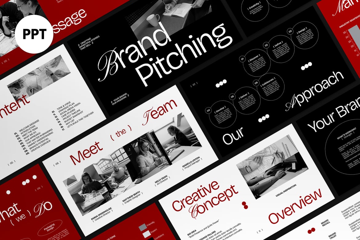 Template Presentasi PowerPoint Kreatif untuk Brand Anda