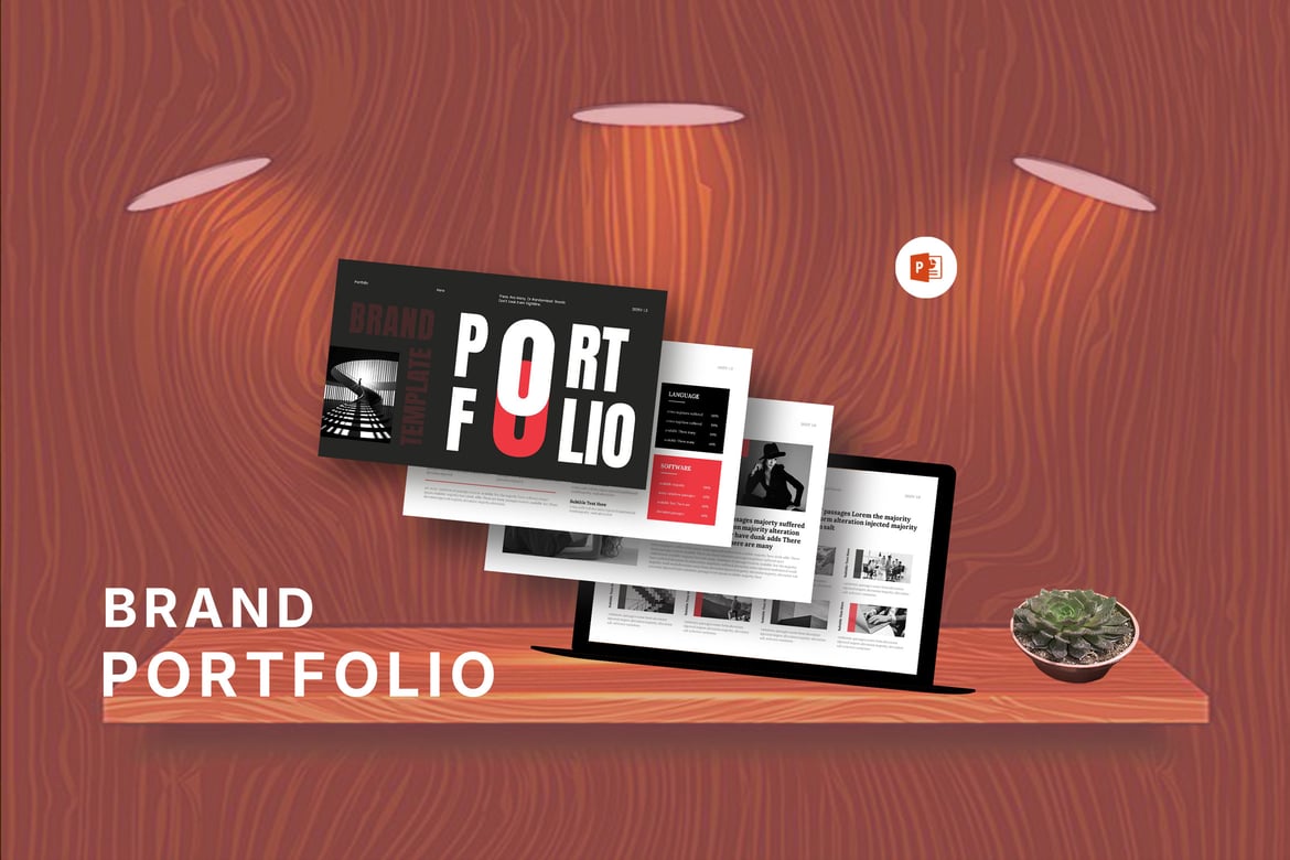 Template Presentasi Portofolio Merek yang Menarik dan Profesional
