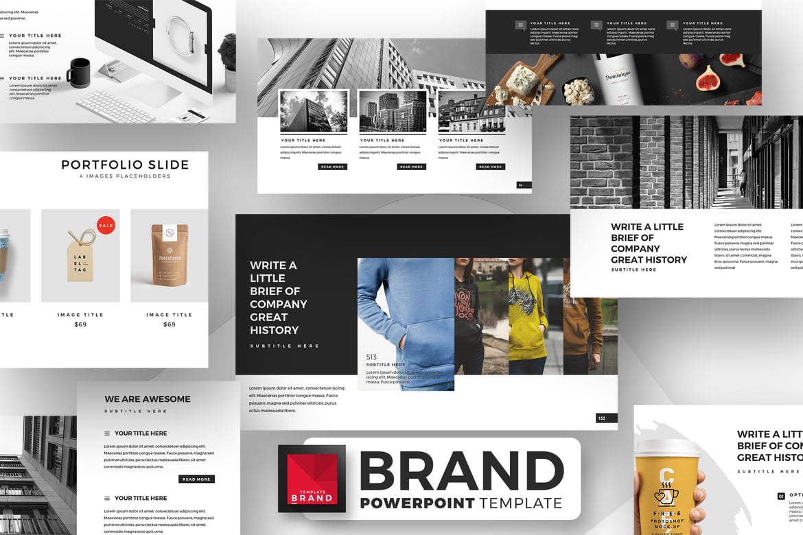 Template PowerPoint Brand yang Menarik dan Profesional