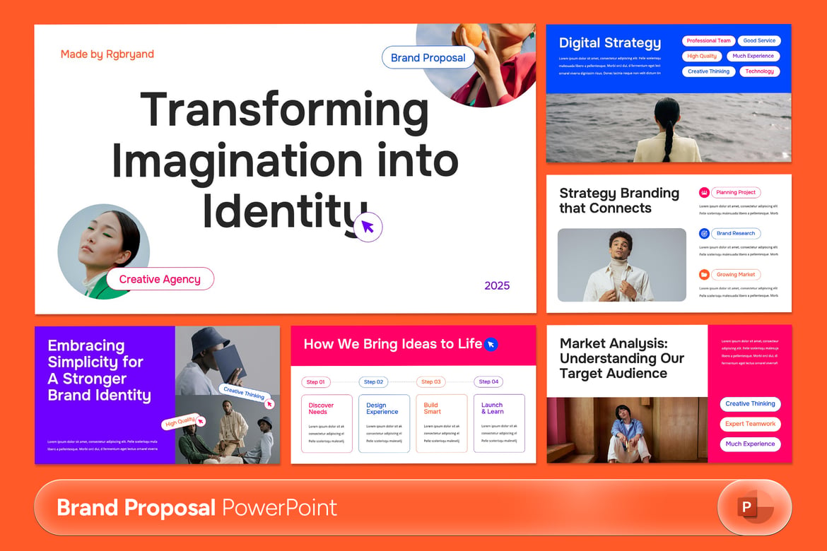 Template Presentasi Proposal Brand Profesional