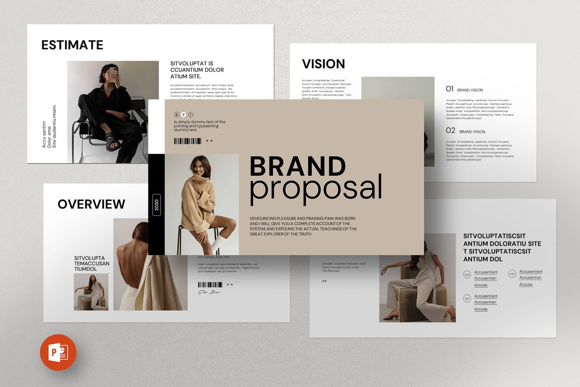 Template PowerPoint Proposal Brand yang Menarik dan Profesional