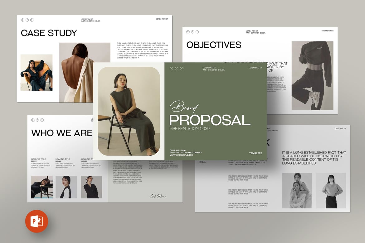 Template PowerPoint Proposal Brand yang Menarik dan Profesional