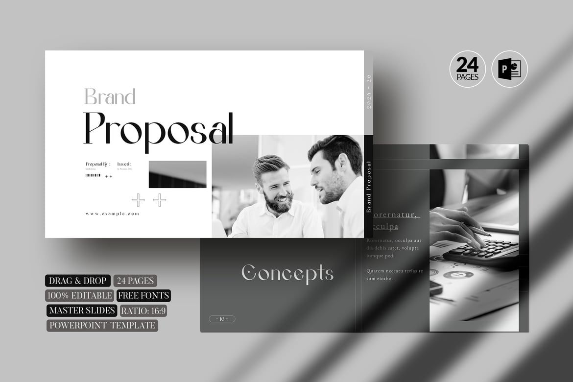 Template PowerPoint Proposal Brand yang Menarik dan Profesional