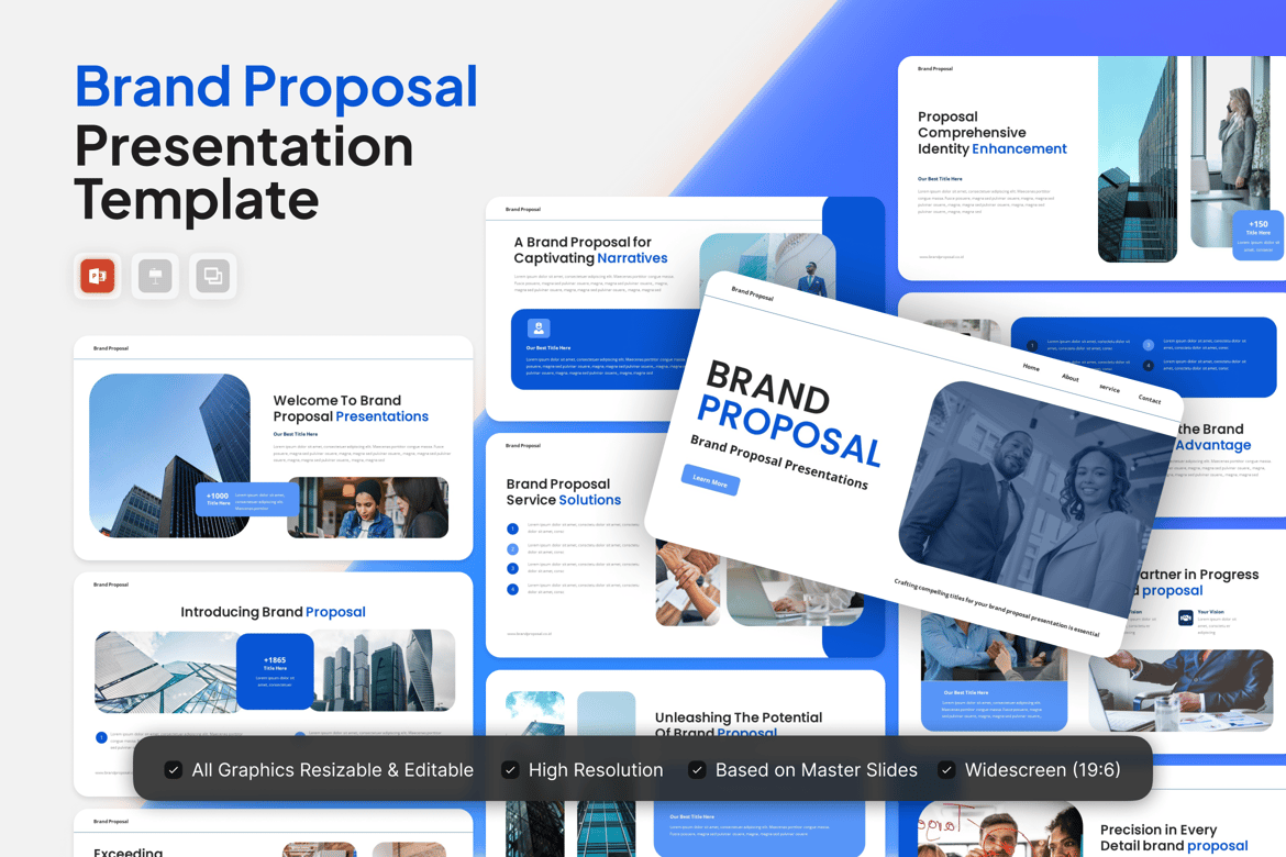 Template Presentasi PowerPoint Proposal yang Menarik dan Modern