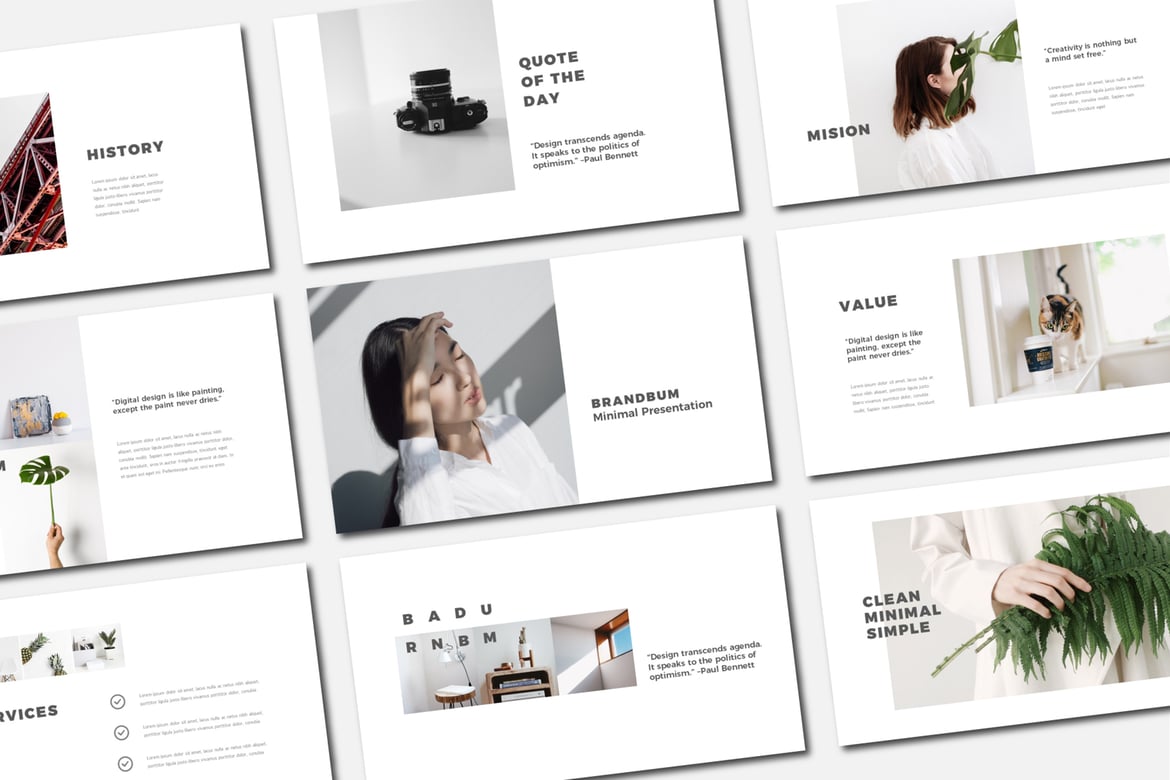 Template Powerpoint Brandbum yang Menarik dan Profesional
