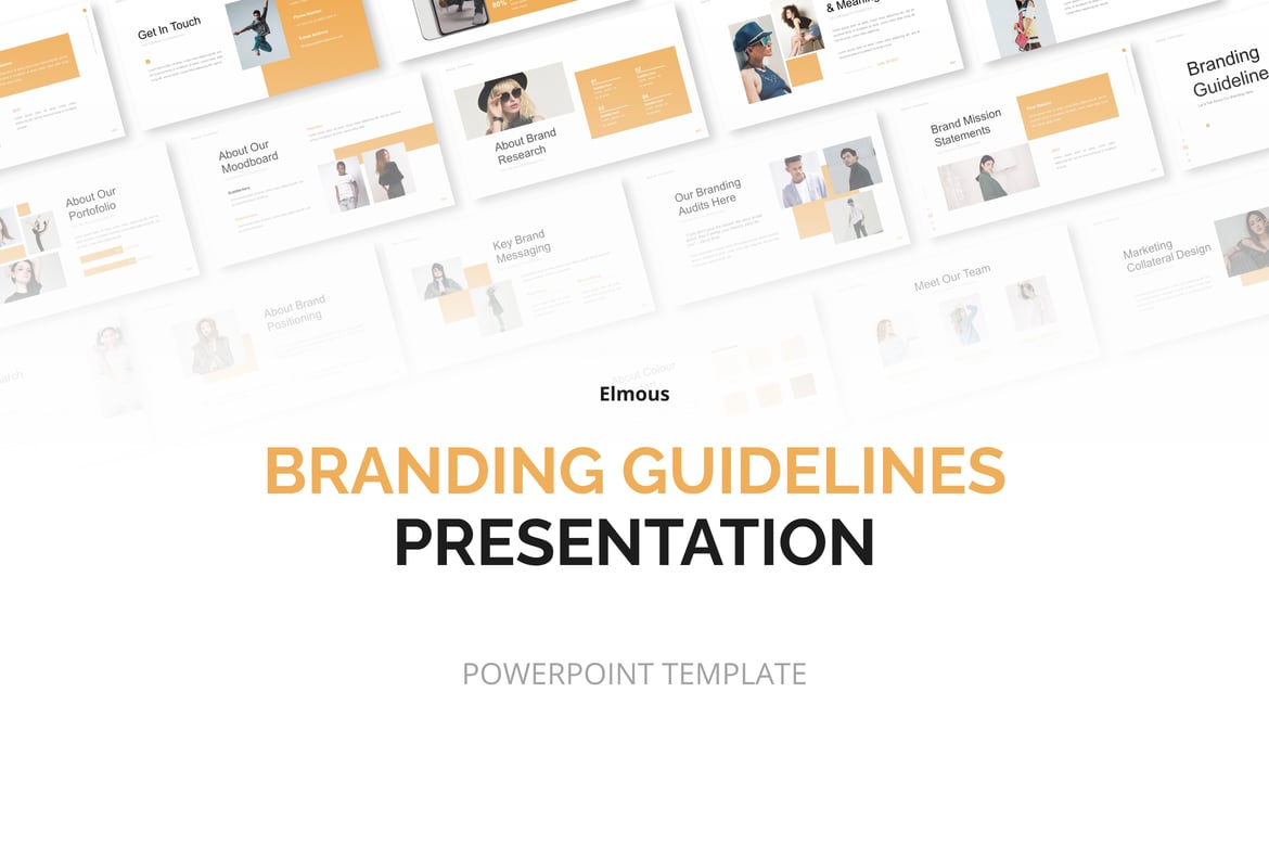 Template Presentasi Panduan Branding yang Profesional dan Menarik