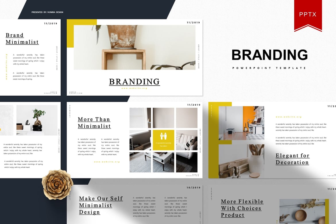 Template Presentasi Branding | PowerPoint yang Menarik
