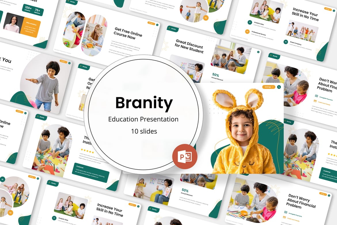 Branity - Template Powerpoint Presentasi yang Menginspirasi