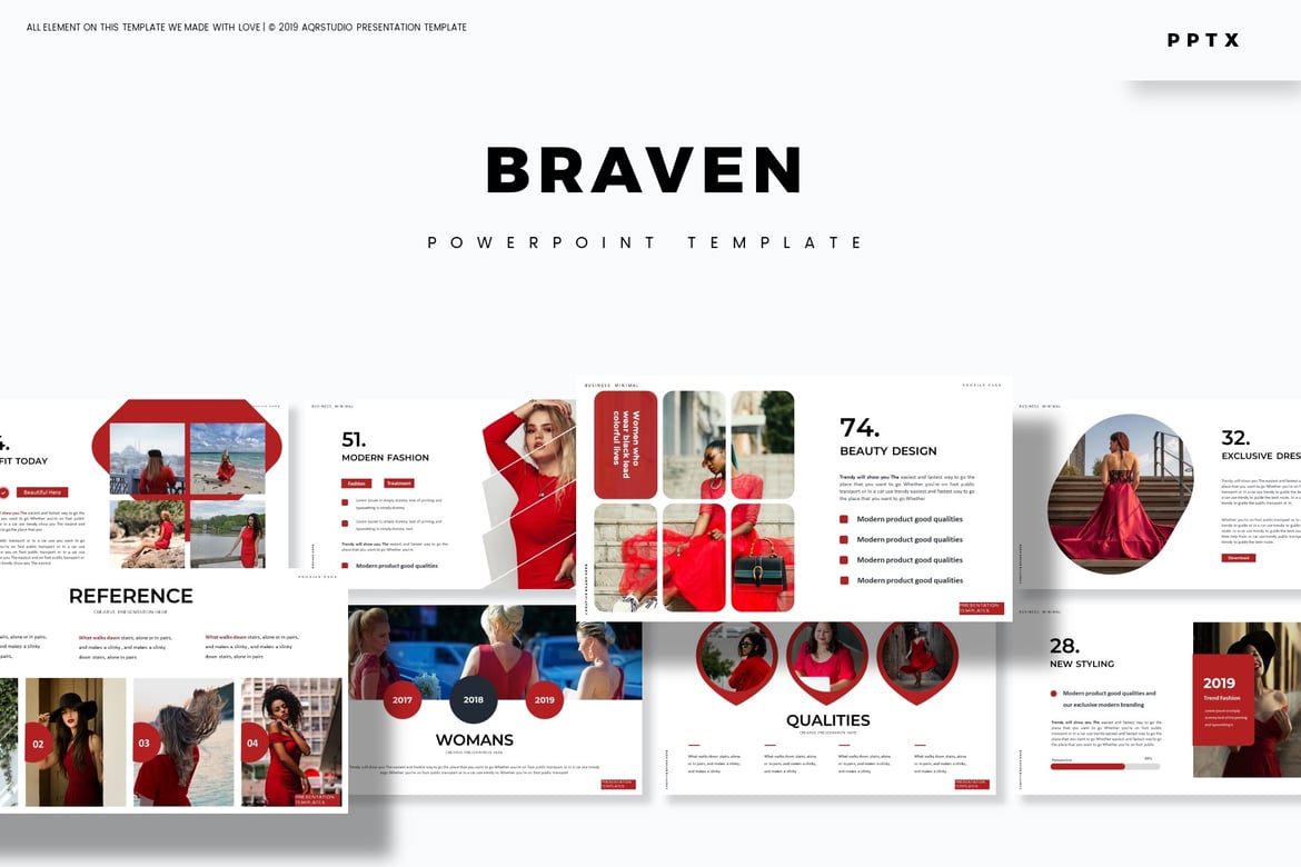 Braven - Template PowerPoint Serbaguna untuk Presentasi Profesional