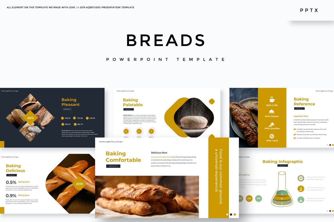 Template Powerpoint Breads - Solusi Presentasi Kreatif Anda