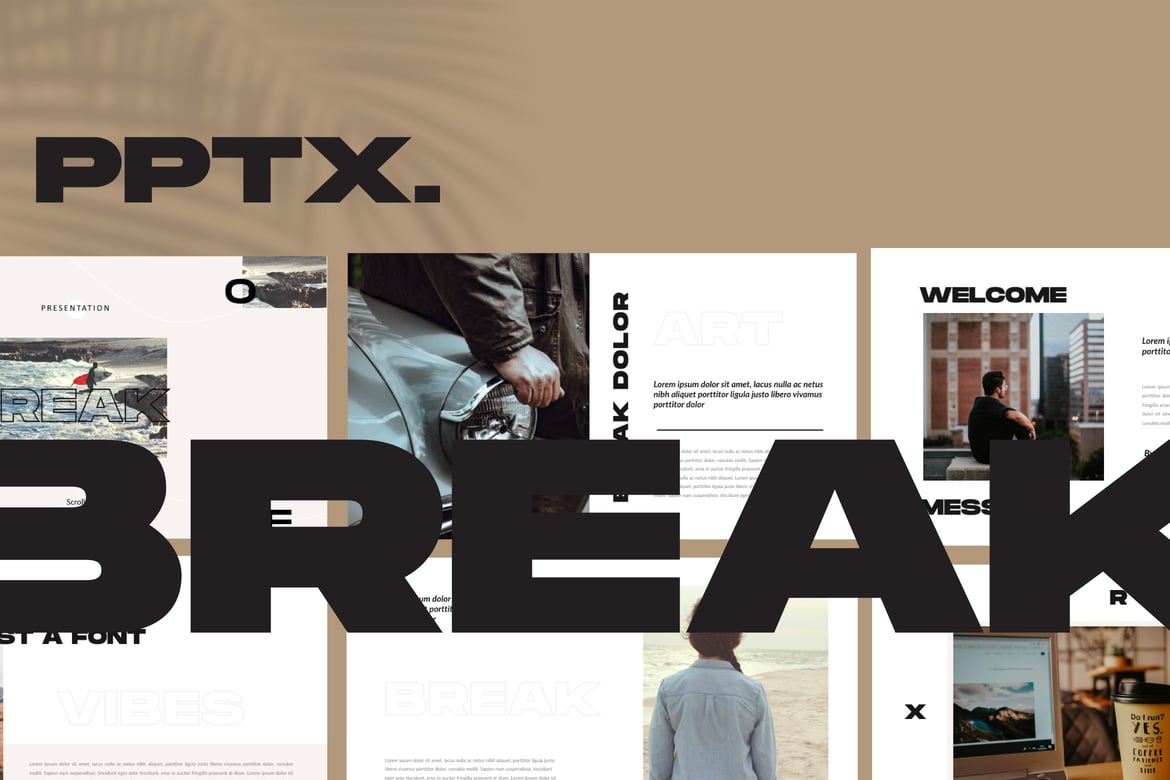 Template Presentasi PowerPoint Bisnis yang Kreatif dan Modern
