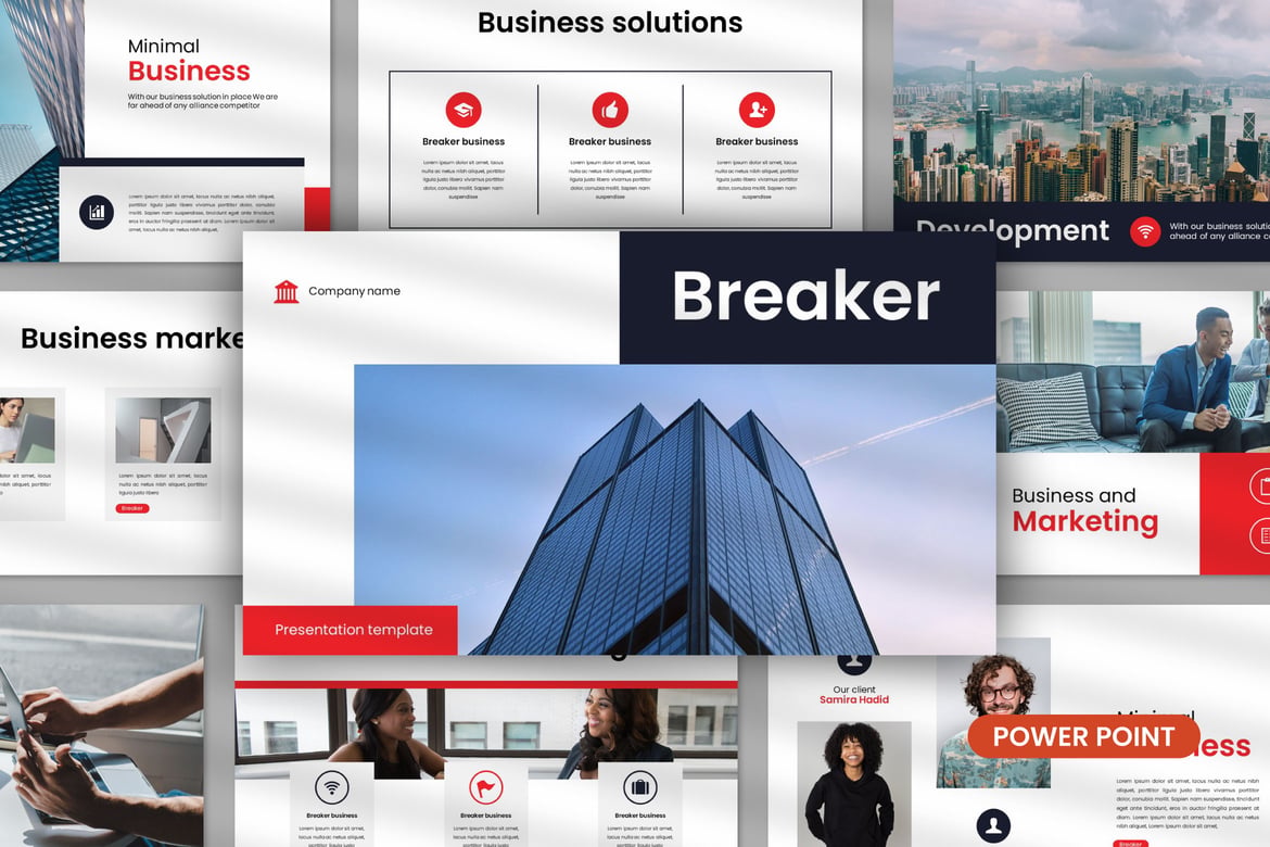 Template Presentasi PowerPoint Bisnis Serbaguna